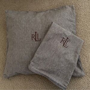 Ralph Lauren Cotton Pillow Slipcovers.